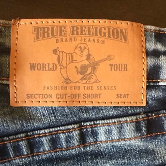 True Religion Girls Denim Shorts NWT - Picture 4 of 6